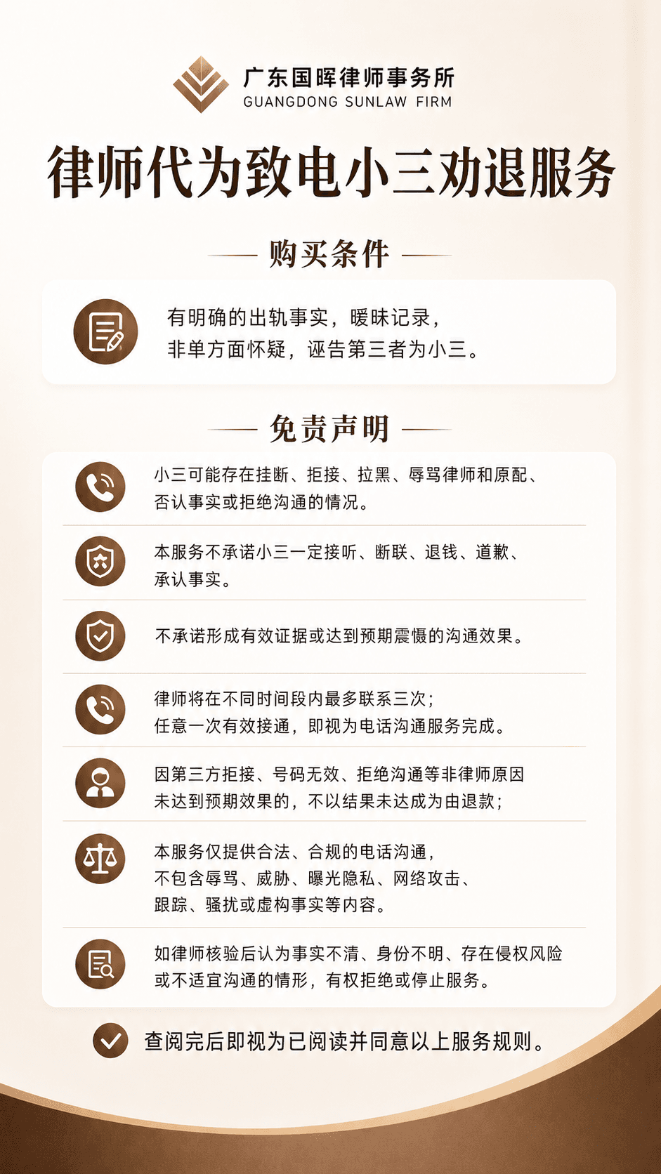 购买条件与免责声明海报